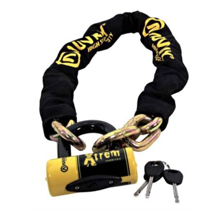 AUVRAY Bloqueio de corrente para motociclos Xtrem Mediaum 100 SRA com bloqueio de disco